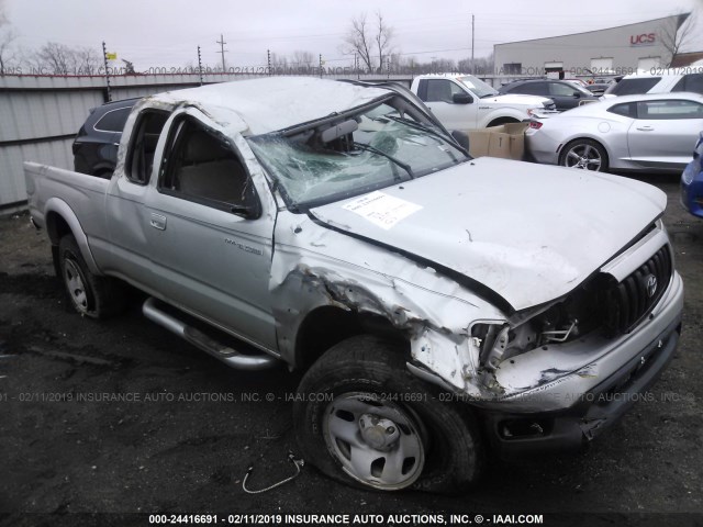 5TESN92N53Z245663 - 2003 TOYOTA TACOMA XTRACAB PRERUNNER SILVER photo 1