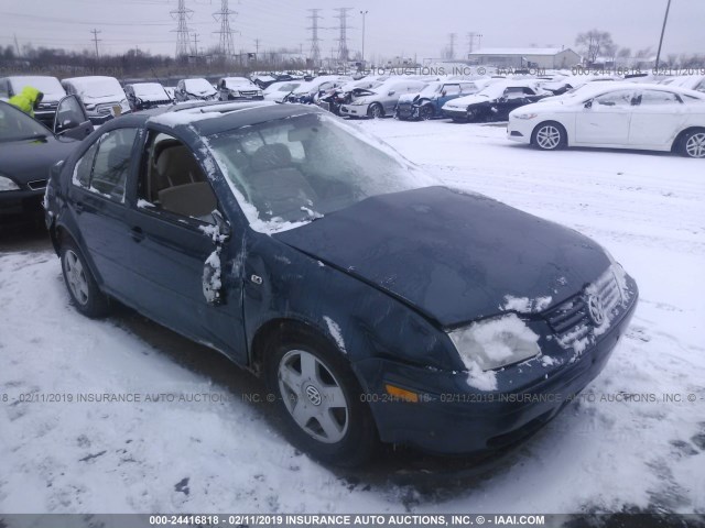3VWSE69M92M111839 - 2002 VOLKSWAGEN JETTA GLS Կանաչ լուսանկար 1