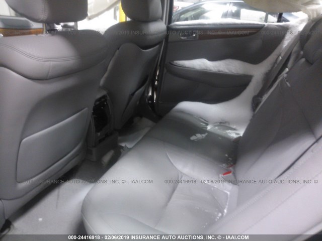 JTHBA30G065167943 - 2006 LEXUS ES 330 SILVER photo 8