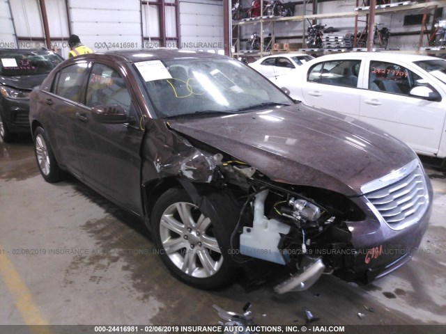 1C3CCBBG4CN169556 - 2012 CHRYSLER 200 TOURING BURGUNDY photo 1