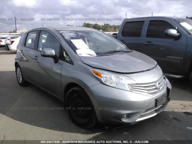 3N1CE2CP9EL423935 - 2014 NISSAN VERSA NOTE S/S PLUS/SV/SL GRAY photo 1