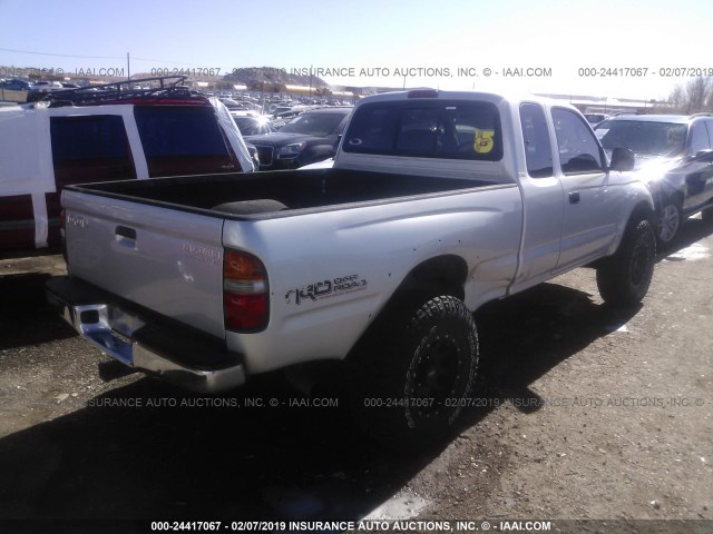 5TESN92N53Z271227 - 2003 TOYOTA TACOMA XTRACAB PRERUNNER SILVER photo 4