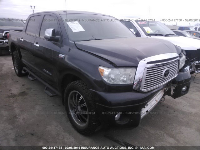 5TFFY5F14DX143644 - 2013 TOYOTA TUNDRA CREWMAX LIMITED BLACK photo 1