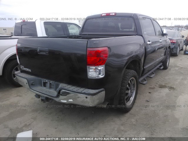 5TFFY5F14DX143644 - 2013 TOYOTA TUNDRA CREWMAX LIMITED BLACK photo 4