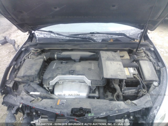 1G11B5SAXDF354864 - 2013 CHEVROLET MALIBU LS BLACK photo 10