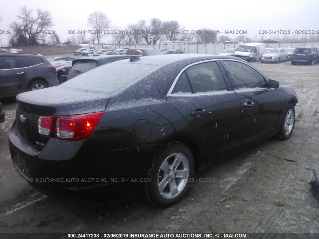 1G11B5SAXDF354864 - 2013 CHEVROLET MALIBU LS BLACK photo 4
