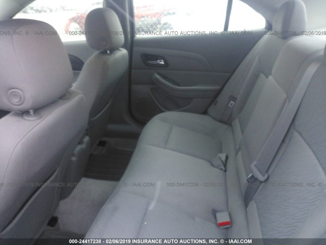 1G11B5SAXDF354864 - 2013 CHEVROLET MALIBU LS BLACK photo 8