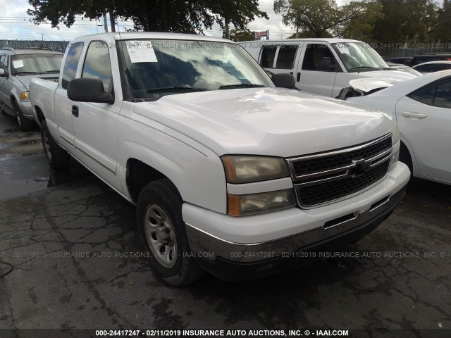 1GCEC19V06Z200298 - 2006 CHEVROLET SILVERADO C1500 WHITE photo 1