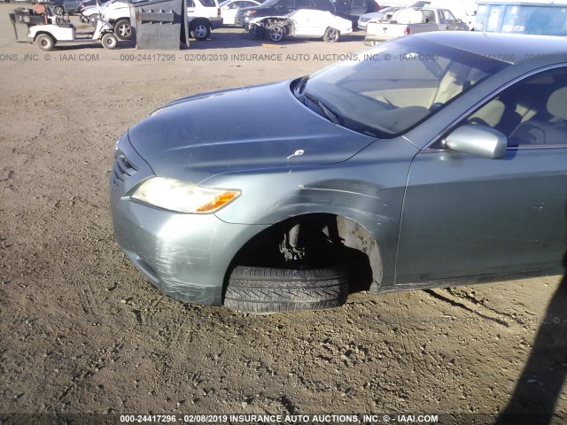 4T1BE46KX7U603126 - 2007 TOYOTA CAMRY NEW GENERAT CE/LE/XLE/SE GREEN photo 6
