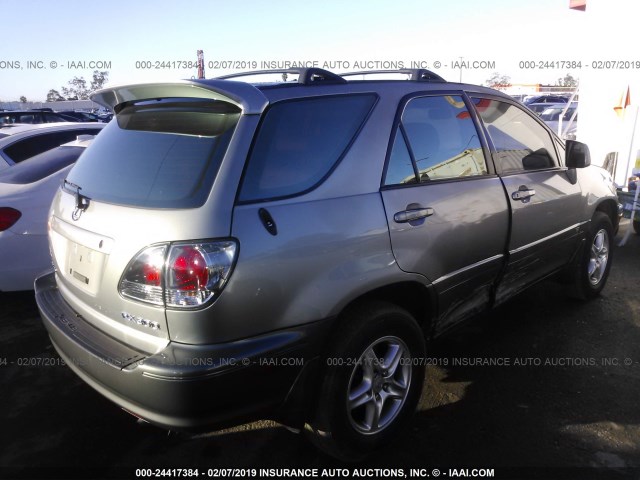 JTJGF10U120148129 - 2002 LEXUS RX 300 GRAY photo 4