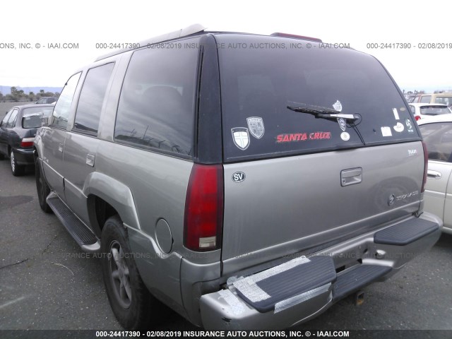 1GYEK13R4YR148461 - 2000 CADILLAC ESCALADE GRAY photo 3