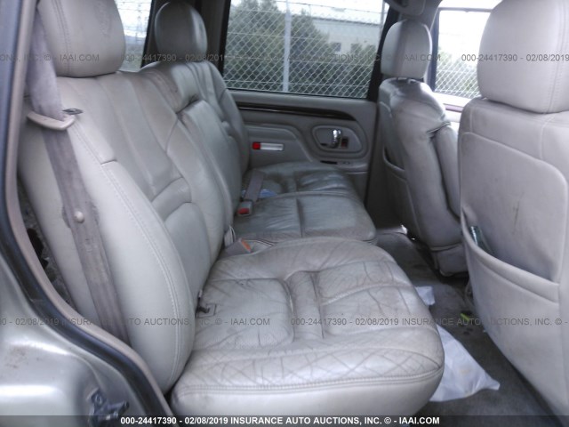 1GYEK13R4YR148461 - 2000 CADILLAC ESCALADE GRAY photo 8