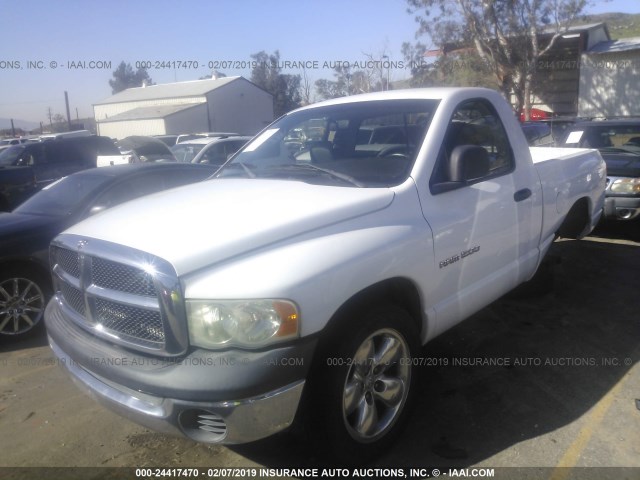 1D7HA16K03J542783 - 2003 DODGE RAM 1500 ST WHITE photo 2