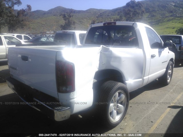 1D7HA16K03J542783 - 2003 DODGE RAM 1500 ST WHITE photo 4