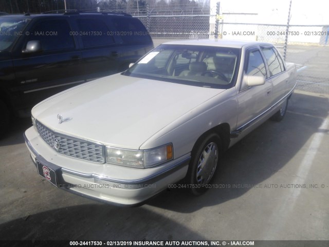 1G6KF529XTU228443 - 1996 CADILLAC DEVILLE CONCOURS CREAM photo 2