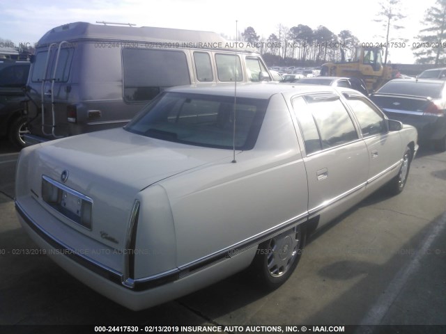 1G6KF529XTU228443 - 1996 CADILLAC DEVILLE CONCOURS CREAM photo 4