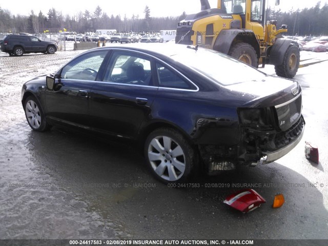 WAUDG74F15N056380 - 2005 AUDI A6 3.2 QUATTRO BLACK photo 3