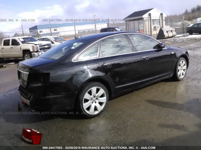 WAUDG74F15N056380 - 2005 AUDI A6 3.2 QUATTRO BLACK photo 4