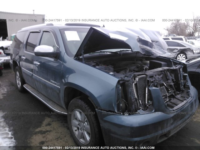 1GKFK66807J363671 - 2007 GMC YUKON XL DENALI BLUE photo 1