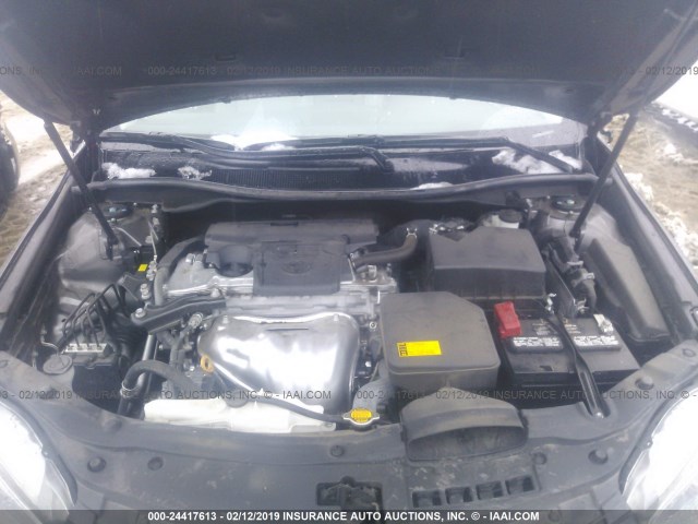 4T1BF1FK4FU943558 - 2015 TOYOTA CAMRY LE/XLE/SE/XSE GRAY photo 10