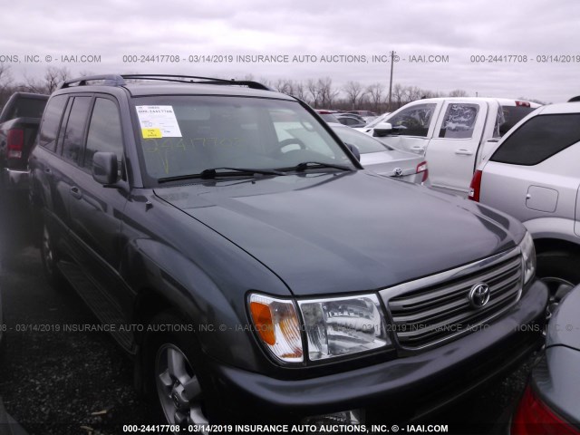 JTEHT05J842058178 - 2004 TOYOTA LAND CRUISER  GRAY photo 1