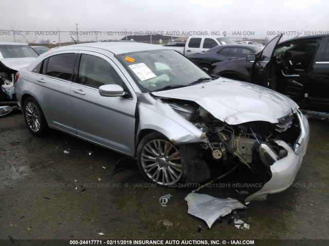 1C3CCBAB6CN101037 - 2012 CHRYSLER 200 LX SILVER photo 1