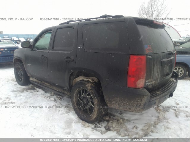 1GKS2CE05BR342818 - 2011 GMC YUKON SLT 黑色 照片 3