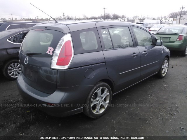 JM1CR29L990357959 - 2009 MAZDA 5 GRAY photo 4