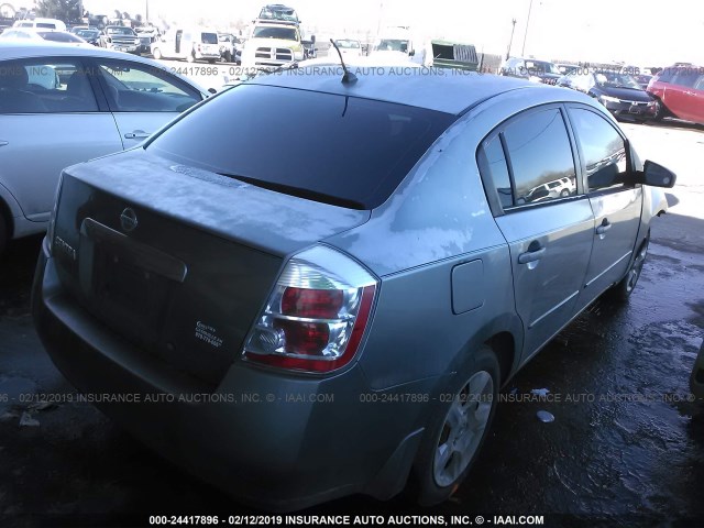 3N1AB61E38L662961 - 2008 NISSAN SENTRA 2.0/2.0S/2.0SL SILVER photo 4