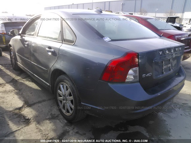 YV1MS382892430177 - 2009 VOLVO S40 2.4I Dark Blue photo 3