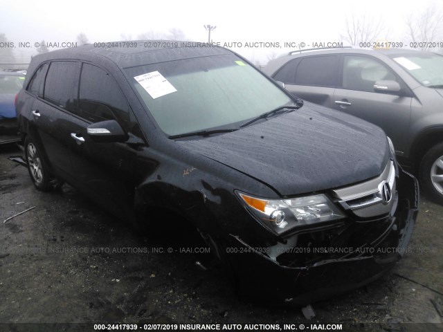 2HNYD28338H511303 - 2008 ACURA MDX TECHNOLOGY BLACK photo 1