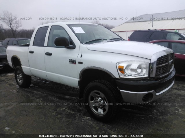 3D7KS28D07G817695 - 2007 DODGE RAM 2500 ST/SLT WHITE photo 1