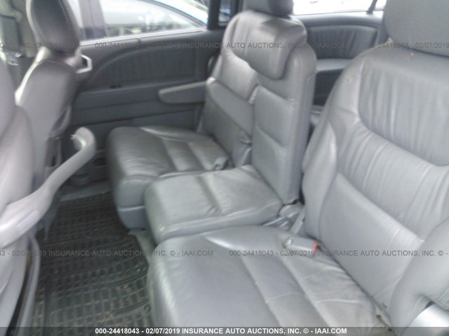 5FNRL38745B131510 - 2005 HONDA ODYSSEY EXL SILVER photo 8