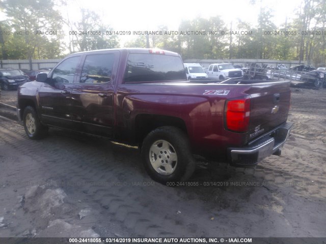 3GCUKREC2FG427090 - 2015 CHEVROLET SILVERADO K1500 LT GRAY photo 3