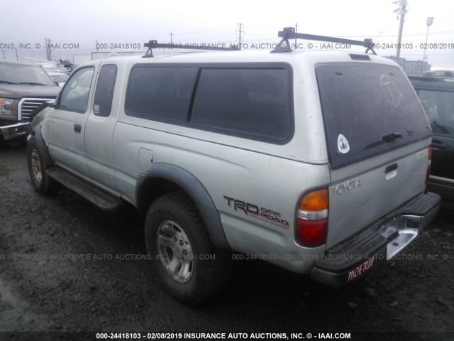 5TESN92NX3Z280733 - 2003 TOYOTA TACOMA XTRACAB PRERUNNER SILVER photo 3