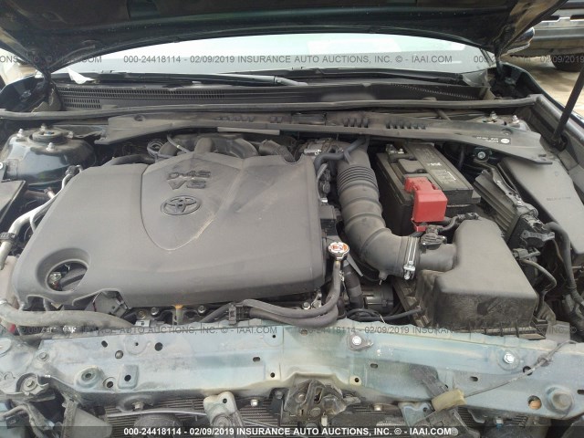 4T1BZ1HK9JU505499 - 2018 TOYOTA CAMRY XSE/XLE Tünd mavi foto 10