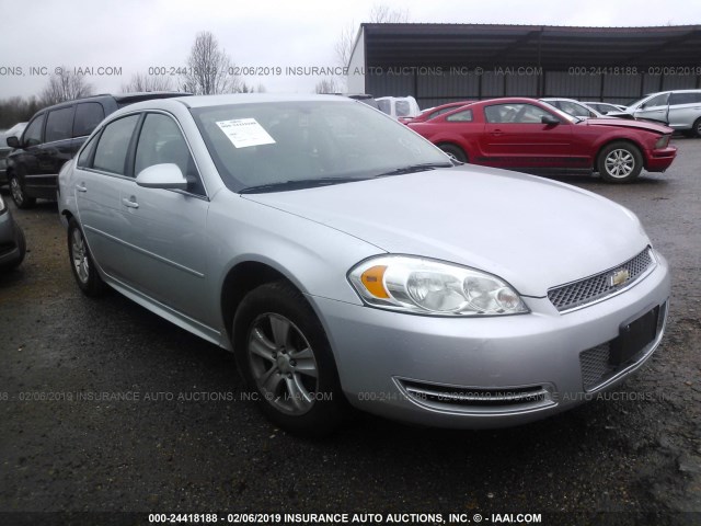 2G1WA5E33E1177136 - 2014 CHEVROLET IMPALA LIMITED LS SILVER photo 1