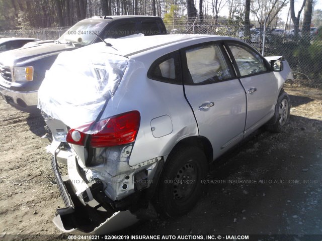 JN8AS5MT6FW664751 - 2015 NISSAN ROGUE SELECT S SILVER photo 4