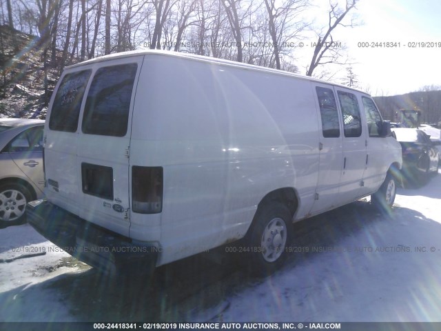 1FTSS3EL4BDB05563 - 2011 FORD ECONOLINE E350 SUPER DUTY VAN WHITE photo 4