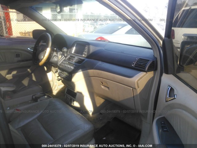 5FNRL38865B120775 - 2005 HONDA ODYSSEY TOURING BEIGE photo 5