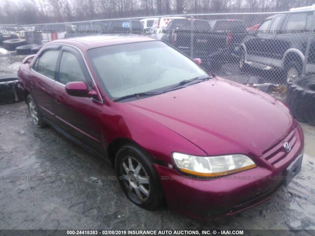 1HGCG66812A053605 - 2002 HONDA ACCORD EX/SE RED photo 1