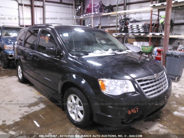 2A8HR54P78R662598 - 2008 CHRYSLER TOWN & COUNTRY TOURING BLACK photo 1