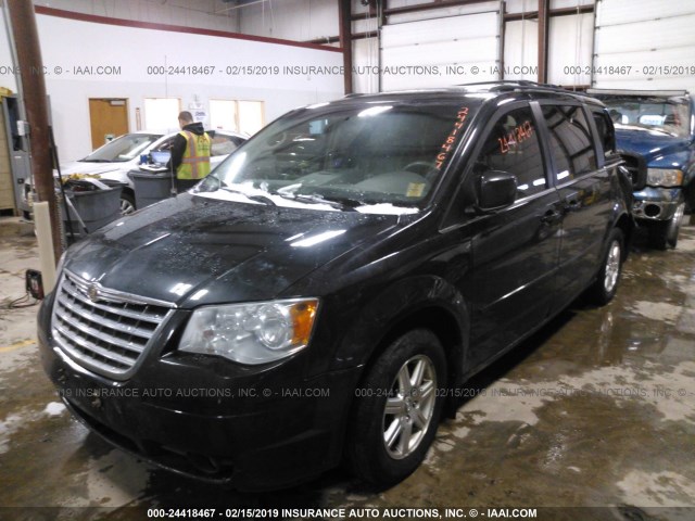 2A8HR54P78R662598 - 2008 CHRYSLER TOWN & COUNTRY TOURING BLACK photo 2