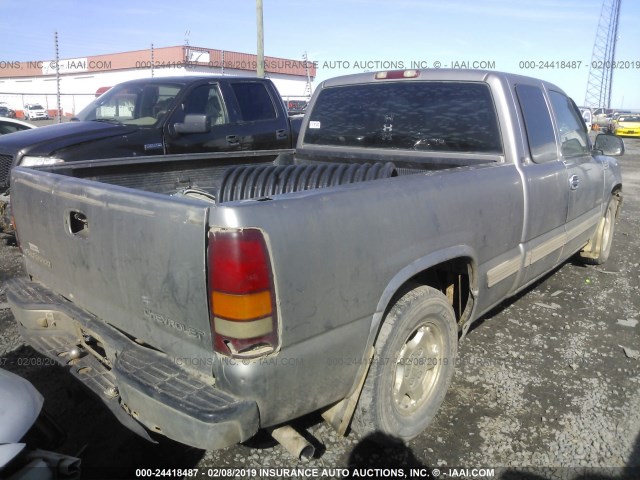 2GCEC19TX11128784 - 2001 CHEVROLET SILVERADO C1500 GRAY photo 4