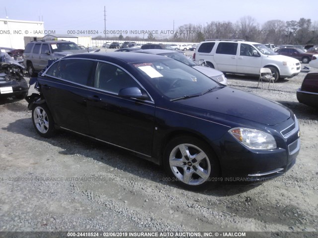 1G1ZH57B19F134085 - 2009 CHEVROLET MALIBU 1LT ლურჯი ფოტო 1