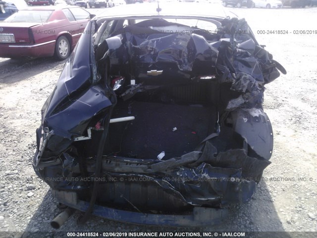 1G1ZH57B19F134085 - 2009 CHEVROLET MALIBU 1LT ლურჯი ფოტო 6