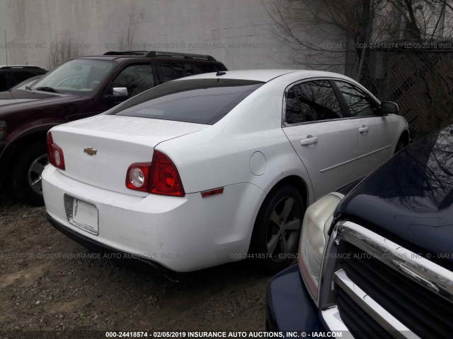 1G1ZC5E1XBF140823 - 2011 CHEVROLET MALIBU 1LT 白色 照片 4