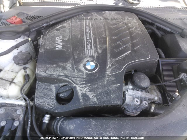 WBA3R1C55EK190130 - 2014 BMW 435 I WHITE photo 10