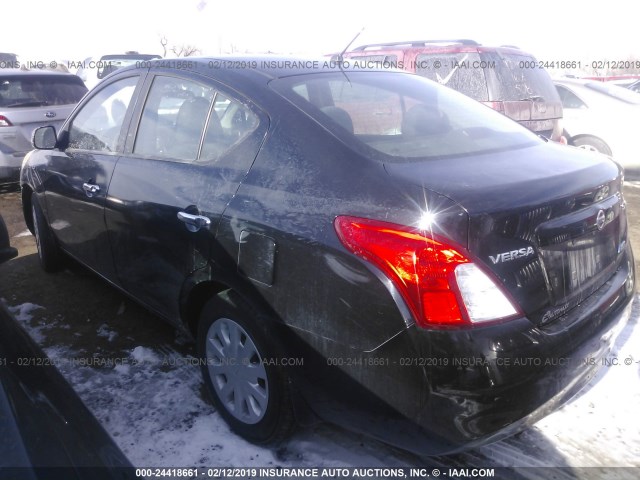 3N1CN7AP7CL888324 - 2012 NISSAN VERSA S/SV/SL BLACK photo 3