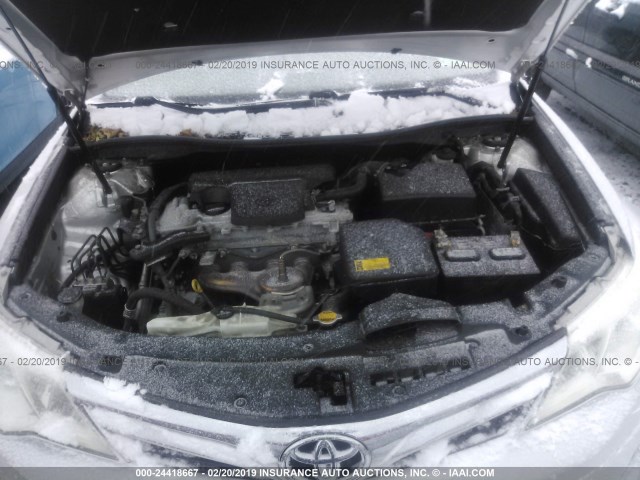 4T4BF1FK8CR248517 - 2012 TOYOTA CAMRY SE/LE/XLE 银色 照片 10